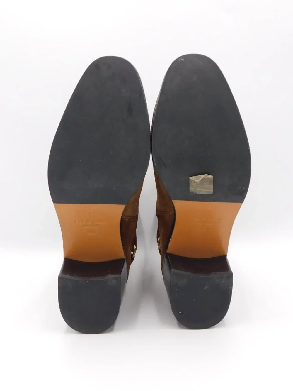 rag & bone Brown Suede Hazel Buckle Ankle Booties | 90s Y2K | VGUC | 36.5 / 6.5 - Picture 7 of 12